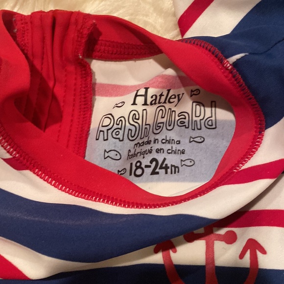 HATLEY - Baby Rash Guard - 'Ahoy Matey' Anchor - Picture 3 of 3